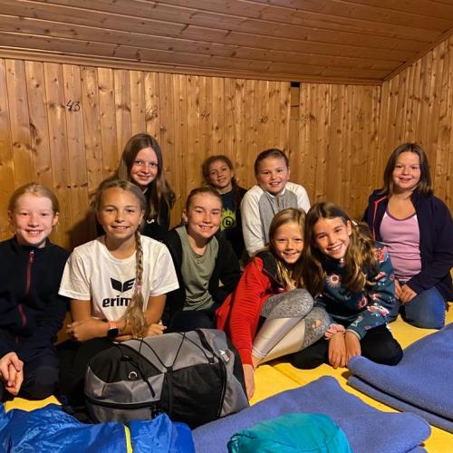 Schlaflager der Mädchen