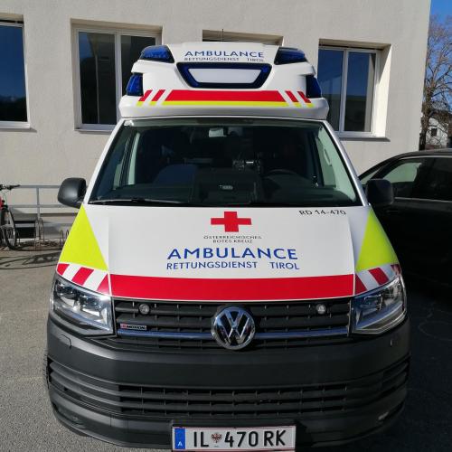 Rettungsauto der Rettung Reutte.
