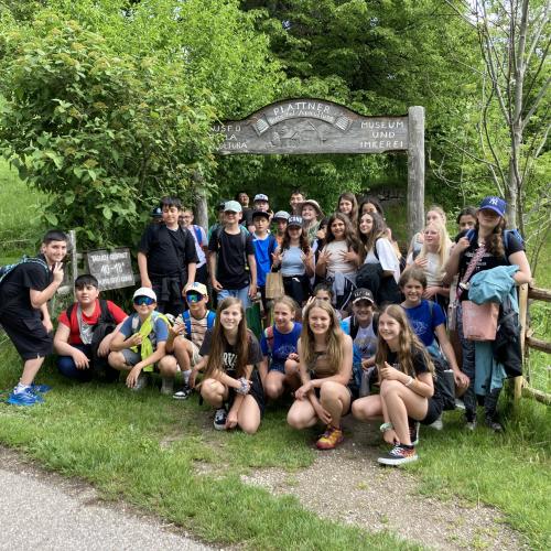 Gruppenfoto vor dem Imkreimuseum.