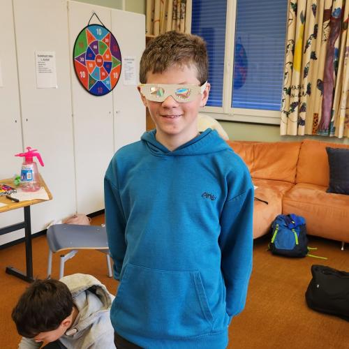 Brille mit Effekt