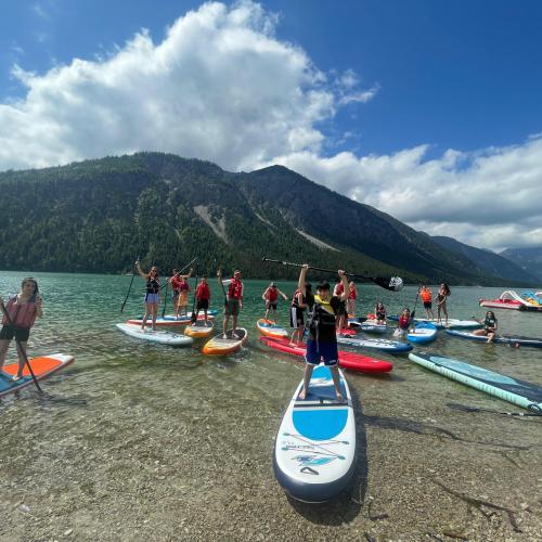 Gruppenfoto der 3d am Plansee.