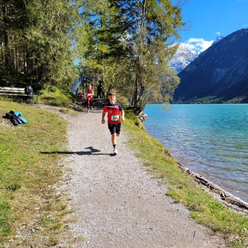 Schüler beim Seelauf