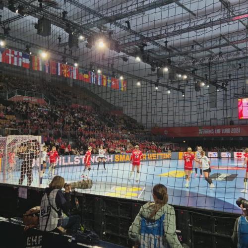 Foto aufs Spielfeld.