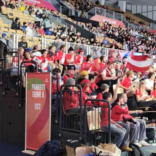 Foto von der Zuschauertribüne.