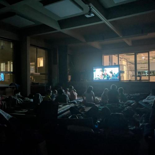 Kinoabend in der Aula