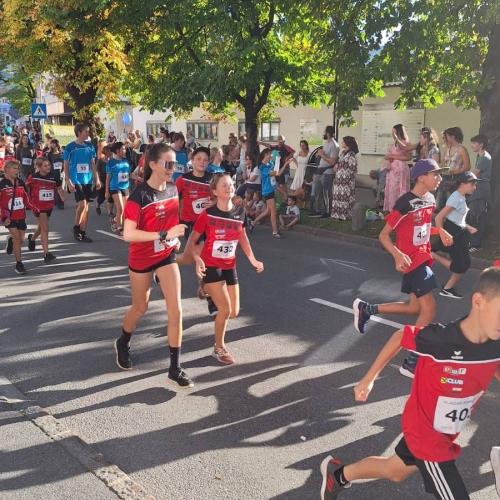 SchülerInnen beim Rotarylauf.
