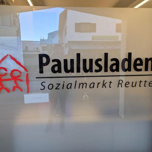 Eingang Paulusladen.