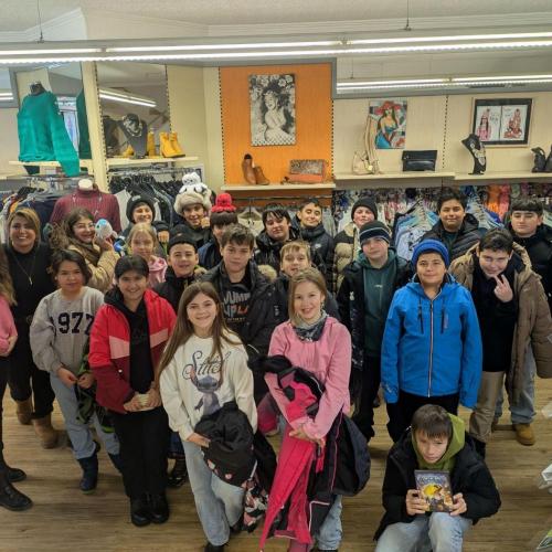 Gruppenfoto Besuch ISSBA 1b 2025_26