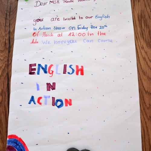 Plakat  English in Action