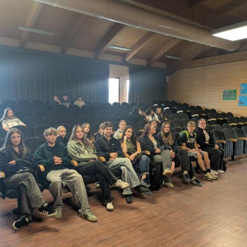 Begrüßung Direktor in der Aula Magna.