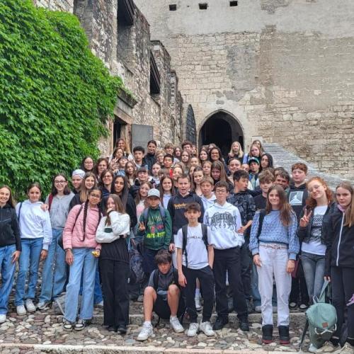 Gruppenfoto Castello Buonconsiglio.