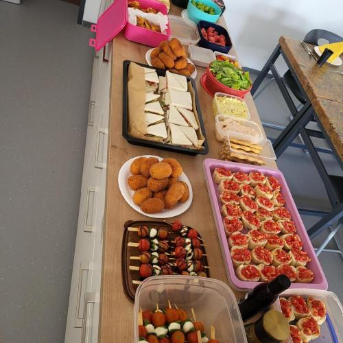 Foto des italienischen Buffets.