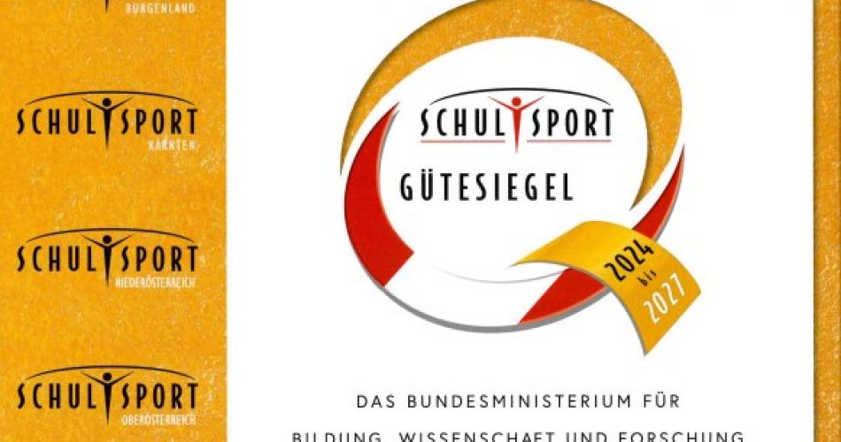 Schulsport Gütesiegel 2024-2027