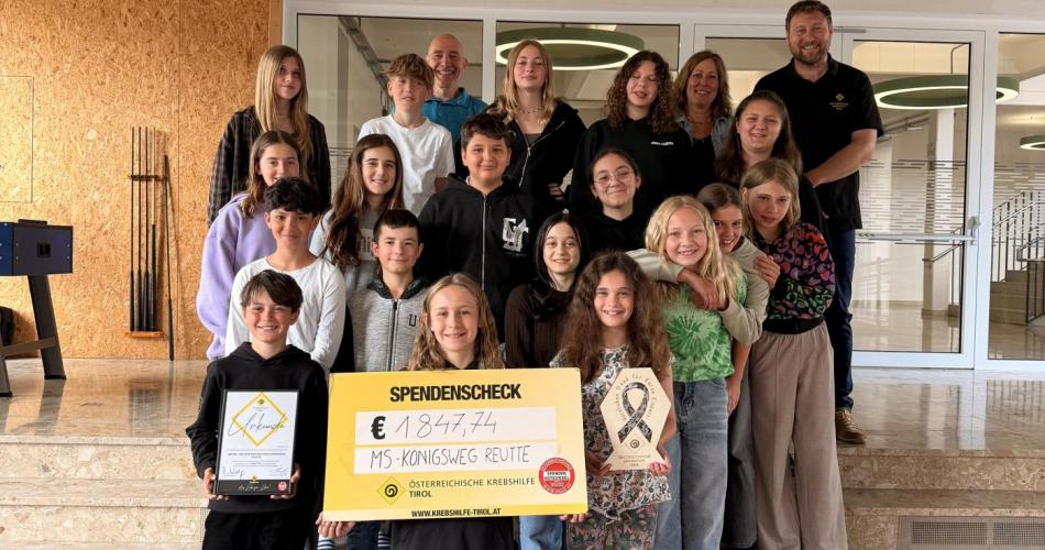 Gruppenfoto Sammlung Krebshilfe