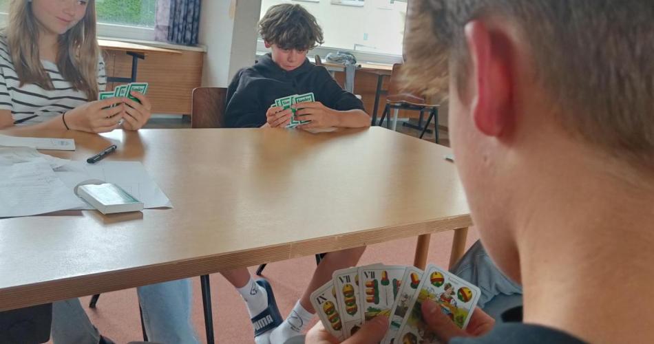 Watten-Turnier an unserer Schule